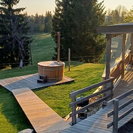 Nyaraló Nature Getaway With Wooden Soaking Hot Tub *
